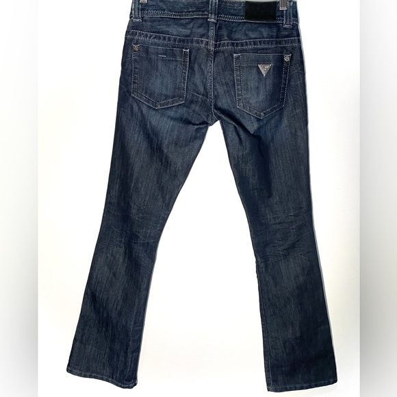 Guess Premium Y2K Low Rise Daredevil Bootcut Jeans - Size 26 - Picture 3 of 8